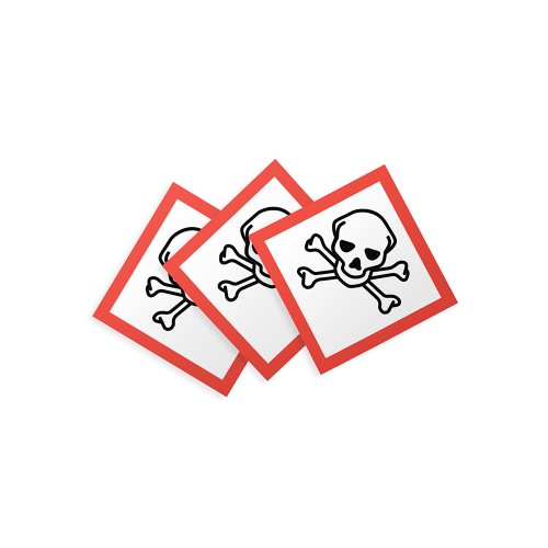 GHS Label - Skull And Crossbones